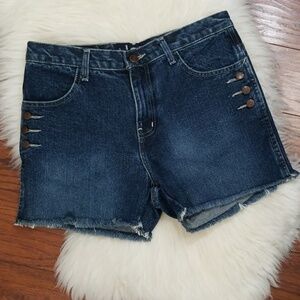 Vintage lei Hiwaisted Cutoff Shorts